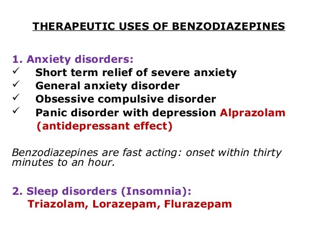 Therapeutic Effect Of Lorazepam